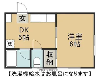 コーポわたなべ【101号室】の間取り