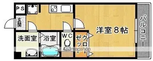 ロイヤルコート中百舌鳥【4階】の間取り