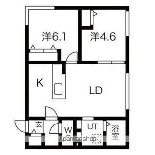 E-horizon N17【4階】の間取り