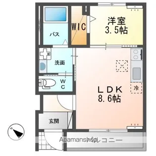 雫Ⅶ【1階】の間取り