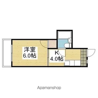 久保ビル【4階】の間取り