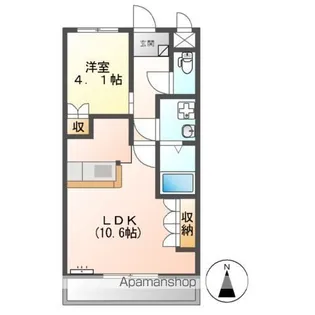 プランドール【1階】の間取り