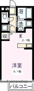 エルメゾン緑ヶ丘【2階】の間取り