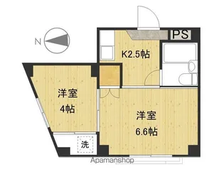 レジデンス多摩川【301号室】の間取り