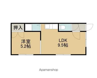 リバーサイドときわ【201号室】の間取り