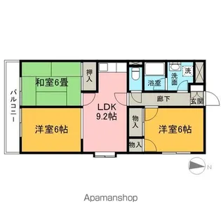 メゾン黒須【4階】の間取り