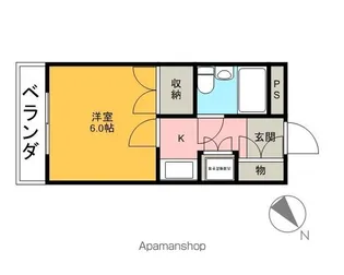 ジュネッタ8【1階】の間取り