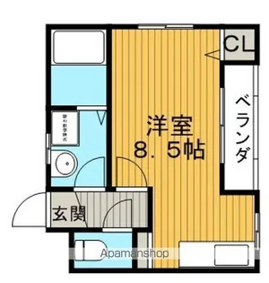 ナガタマンションⅡ【2階】の間取り