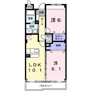 SunSoleil21【3階】の間取り