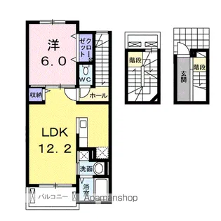glanz Y.S【3階】の間取り