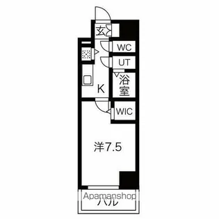 エスリード上前津LIVIA【10階】の間取り