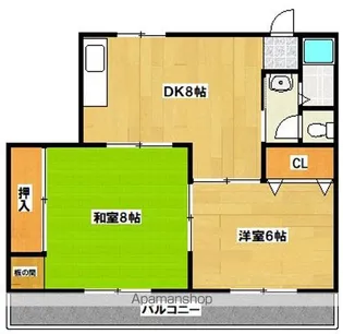 第3もずハイツ【2階】の間取り
