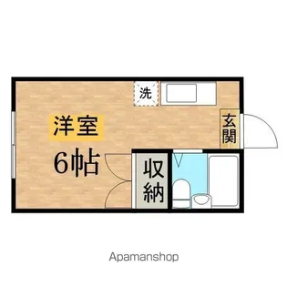 南野ハイツ1【2階】の間取り