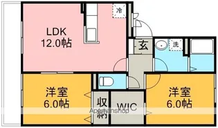 フェニックス小仙波 B棟【1階】の間取り
