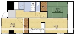 新大阪ファミール西館【5階】の間取り