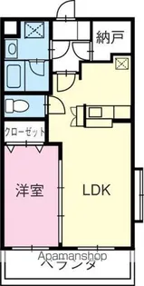 パルテール足柄II【202号室】の間取り