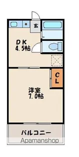 ハイツ88【2階】の間取り