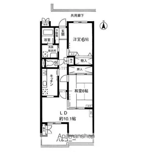 クリア砧公園【4階】の間取り