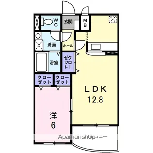 メゾン ド オーブⅢ【3階】の間取り