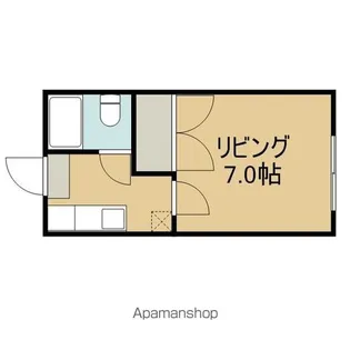 ルミウスK【101号室】の間取り