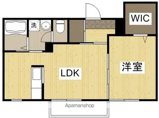 ハピネス中畝 A棟【1階】の間取り
