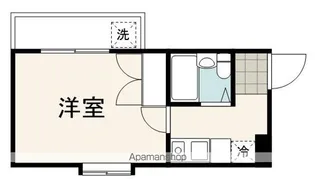 1Kの間取り画像