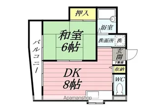 濱ビル13【205号室】の間取り