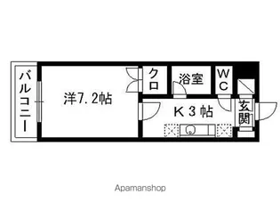 ソレイユハイツ泉中央【5階】の間取り