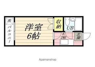 反町コクブマンション【305号室】の間取り
