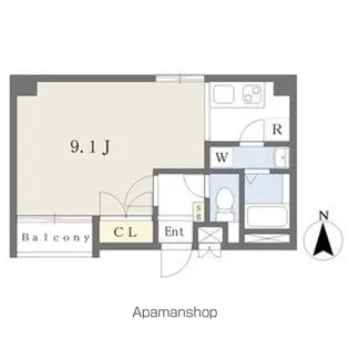 クレサス千種.M【2階】の間取り