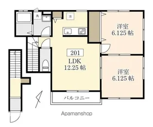 CURRANT【2階】の間取り