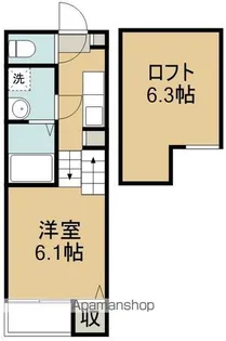 ハーモニーテラス東仙台Ⅵ【2階】の間取り