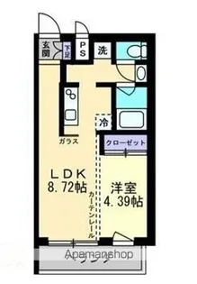 コリドールナカノ【502号室】の間取り
