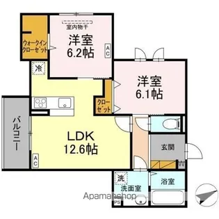 D’S LIEN (ディーズリアン) C【2階】の間取り