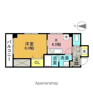 山一青木ステーツ【3階】の間取り