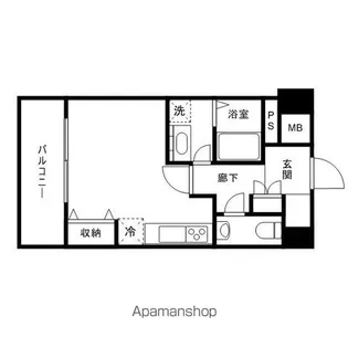 エルスタンザ白金台【2階】の間取り
