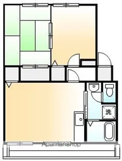 ローズロード多治米【103号室号室】の間取り
