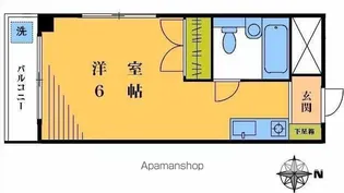 シティフラット25【3階】の間取り