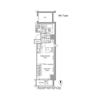 東京都江東区深川2丁目【マンション】の間取り