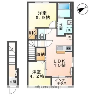 イノベスタ【2階】の間取り
