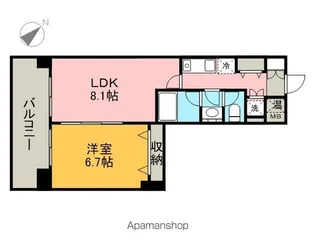 CASA+α名駅南【9階】の間取り