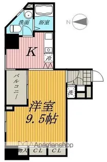 クローバーコート黒門町【6階】の間取り