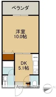 シティマンショングレーシア【405号室】の間取り