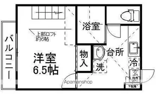 ピースフル柏木【106号室】の間取り