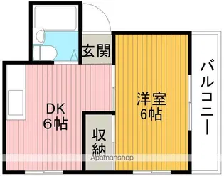 蛍池ホワイトマンション【3階】の間取り