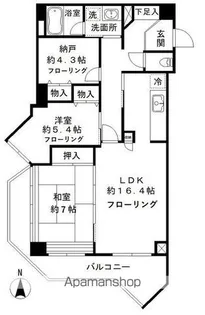 クレスト和泉【2階】の間取り