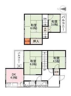 香川県高松市伏石町【一戸建】の間取り