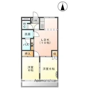 フローリィアン【1階】の間取り