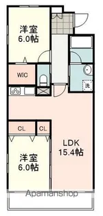 エーデルコート【103号室】の間取り