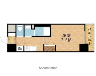 ソルテラスOSAKAJO EST【2階】の間取り